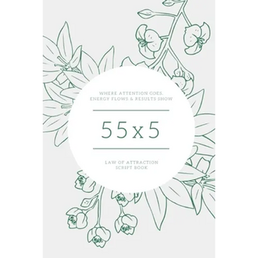 55x5 Law of Attraction script book