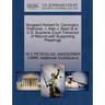 Sergeant Herbert N. Carrington, Petitioner, V. Alan V. Rash et al. U.S. Supreme Court Transcript of Record with Supporting Pleadings