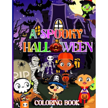 A Spooky Halloween Coloring Book