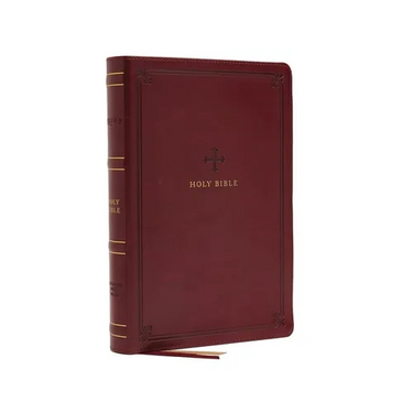 Nrsv, Catholic Bible, Standard Large Print, Leathersoft, Red, Comfort Print: Holy Bible