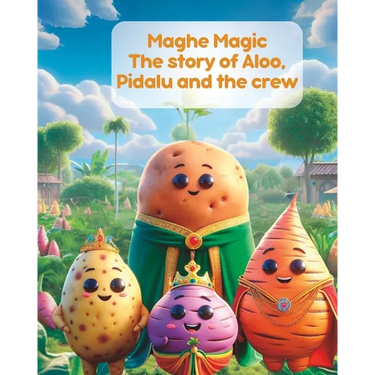 Maghe Magic: The Enchanting Tale of Aloo, Pidalu, and Friends: Nepali Children's Story; Illustrated Story for Nepalese Children