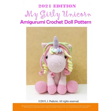 My Girly Unicorn Amigurumi Crochet Doll Pattern 2021