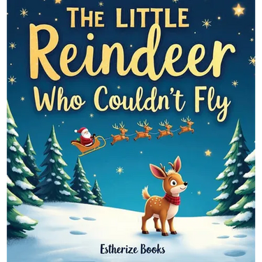 The Little Reindeer Who Couldn't Fly: A Heartwarming Christmas Story About Courage, Teamwork, and Believing in Yourself. 36 pages picture story book f