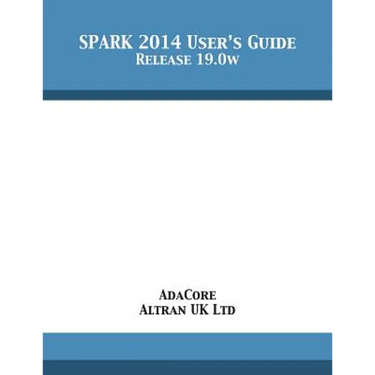SPARK 2014 User's Guide: Release 19.0w