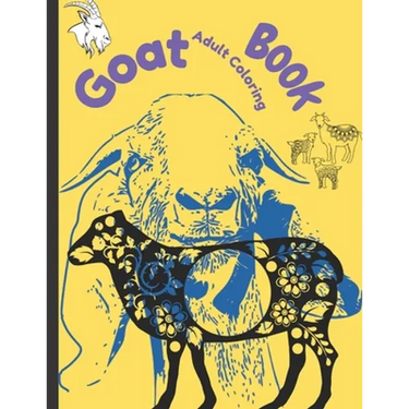 Goat Adult Coloring Book: Goat Coloring Book for Adults