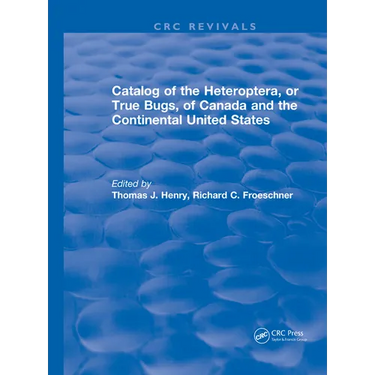 Catalog of the Heteroptera or True Bugs, of Canada and the Continental United States
