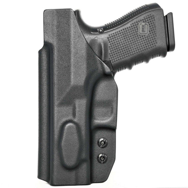 Tuckable IWB KYDEX Holster fits: Glock G19 G19X G23 G32 G45 (Gen 1-5*) by Rounded Gear