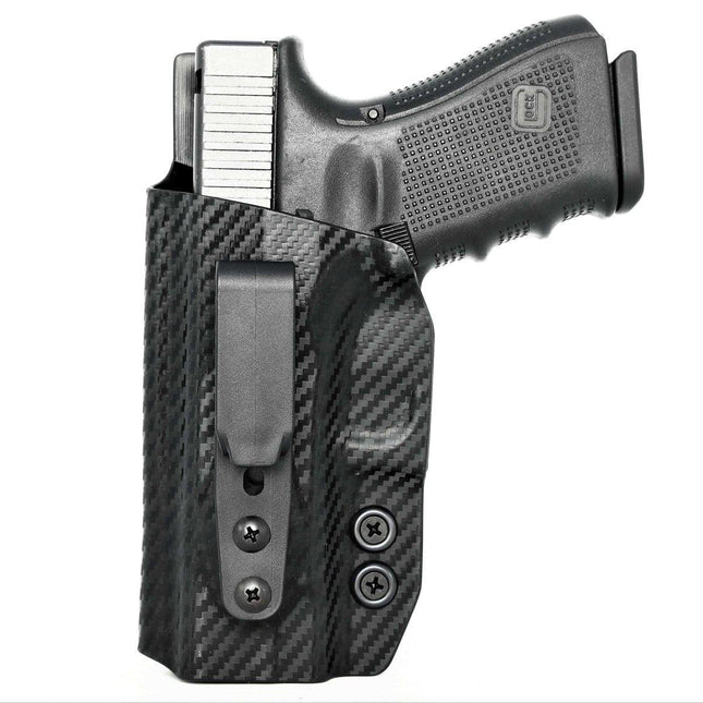 Tuckable IWB KYDEX Holster fits: Glock G19 G19X G23 G32 G45 (Gen 1-5*) by Rounded Gear