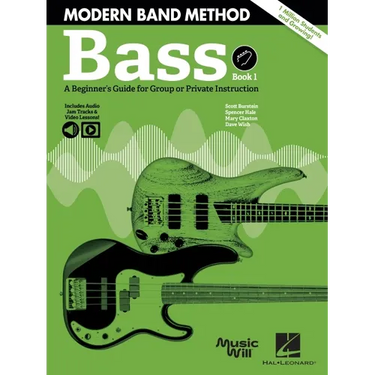 Modern Band Method - Bass, Book 1: A Beginner's Guide for Group or Private Instruction Book/Online Media