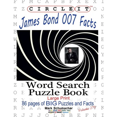 Circle It, James Bond 007 Facts, Word Search, Puzzle Book
