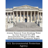 Arsenic Removal from Drinking Water by Iron Removal U.S. EPA Demonstration Project at Sabin, MN Final Performance Evaluation Report