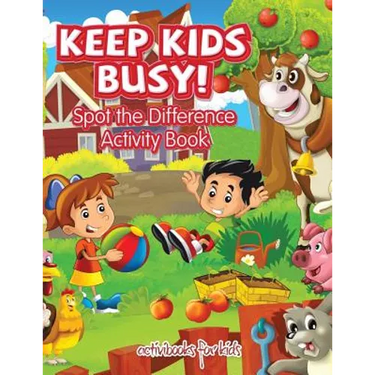 Keep Kids Busy! Spot the Difference Activity Book