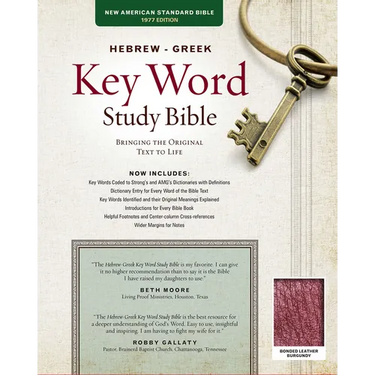 Hebrew-Greek Key Word Study Bible-NASB: Key Insights Into God's Word