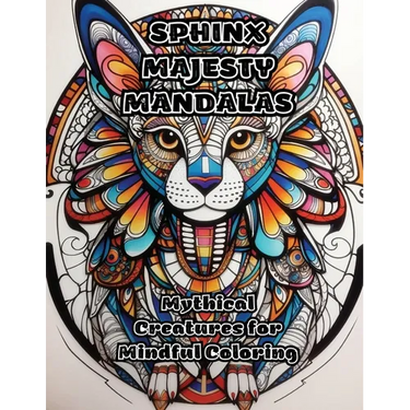 Sphinx Majesty Mandalas: Mythical Creatures for Mindful Coloring