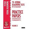 11+ Verbal Reasoning Tests for GL Assessment Practice Papers with Detailed Answers & Challenging Words List: Volume II (Ages 10-11)