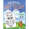 Animal Dot To Dot Puzzle Book For Kids Ages 12-15