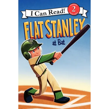 Flat Stanley at Bat