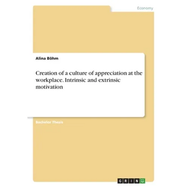 Creation of a culture of appreciation at the workplace. Intrinsic and extrinsic motivation
