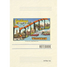 Vintage Lined Notebook Greetings from Ashland, Wisconsin