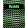 120 Page Handwriting Practice Book with Green Alien Cover Dennis: Primary Grades Handwriting Book