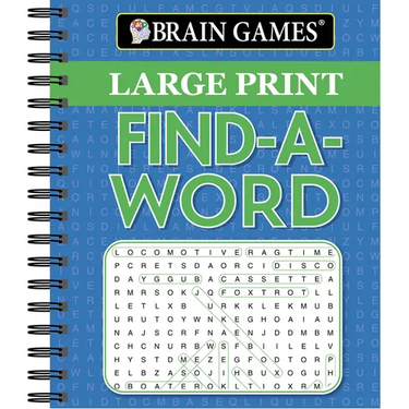 Brain Games - Large Print Find a Word