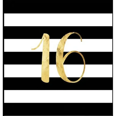 Happy 16th Birthday Guest Book (Hardcover): Sweet Sixteen Guest book, party and birthday celebrations decor, memory book, 16th birthday, happy birthda