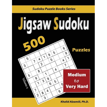 Jigsaw Sudoku: 500 Medium to Very Hard