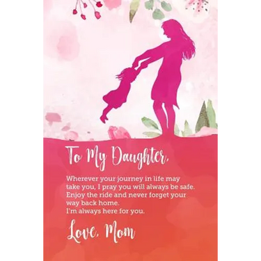 To my daughter, Wherever your journey in life may take you, I pray you will always be safe. Enjoy the ride and never forget your way back home.: Perfe