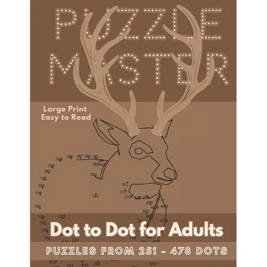 Large Print Easy to Read Dot-to-Dots for Adults