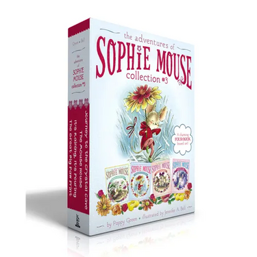 The Adventures of Sophie Mouse Collection #3 (Boxed Set): The Great Big Paw Print; It's Raining, It's Pouring; The Mouse House; Journey to the Crystal
