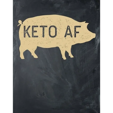Keto AF: Macros and Meal Tracking, Monthly, 90 Days, Yearly Keto Day Tracker, Track Your Progress and Accomplished Goals