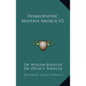 Homeopathic Materia Medica V2