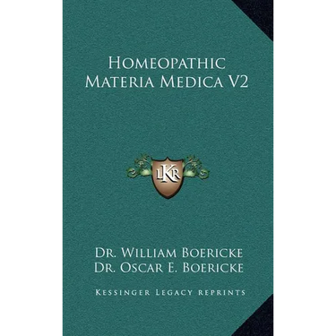 Homeopathic Materia Medica V2
