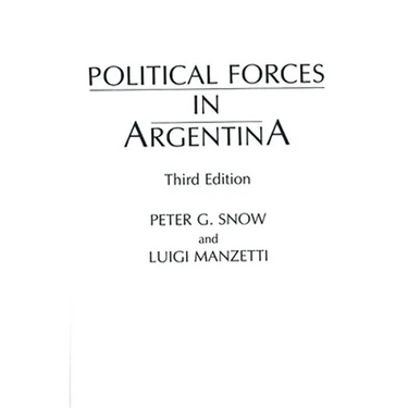 Political Forces in Argentina, Third Edition