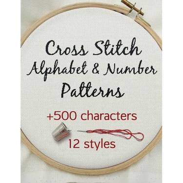 Cross Stitch Alphabet & Number Patterns
