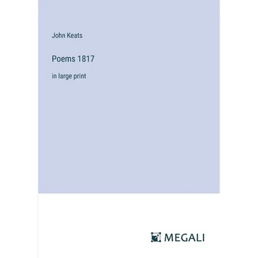 Poems 1817: in large print