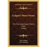 Lydgate's Minor Poems: The Two Nightingale Poems, 1446 (1900)