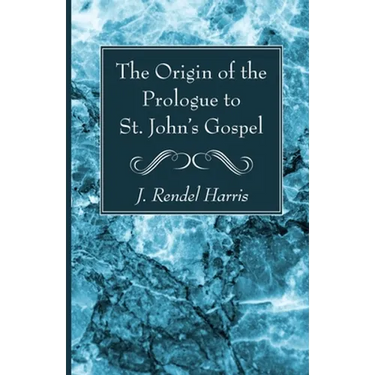 The Origin of the Prologue to St. John's Gospel