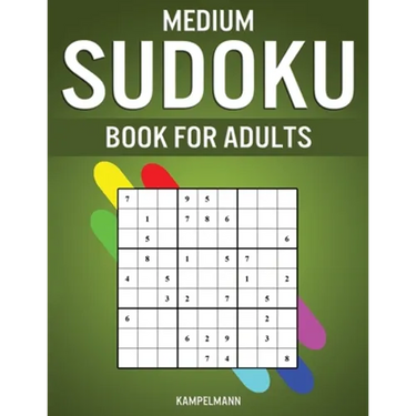 Medium Sudoku Book for Adults: 400 Intermediate Level Sudokus for Adults with Instructions and Solutions