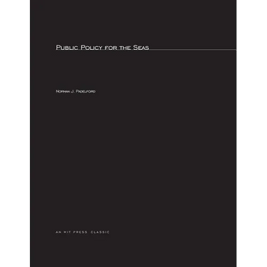 Public Policy For The Seas, revised edition