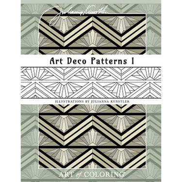 Art Deco Patterns 1: Art of Coloring. Coloring book