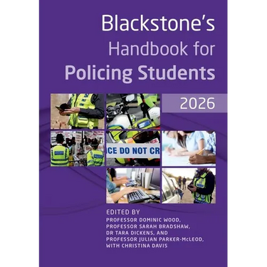 Blackstone's Handbook for Policing Students 2026