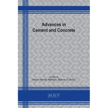 Advances in Cement and Concrete