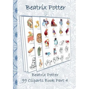 Beatrix Potter 99 Cliparts Book Part 4 ( Peter Rabbit ): Sticker, Icon, Clipart, Cliparts, download, Internet, Dropbox, Original, Children's books, ch