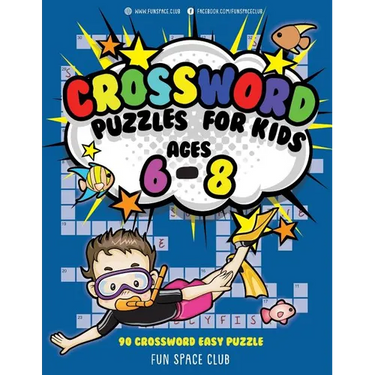 Crossword Puzzles for Kids Ages 6 - 8: 90 Crossword Easy Puzzle Books