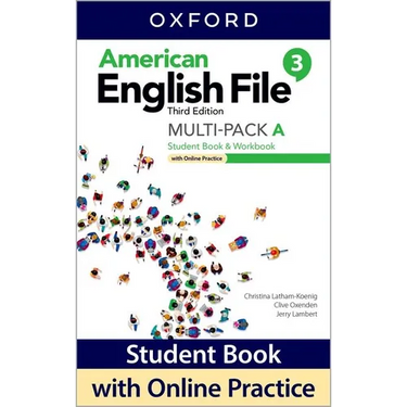 American English File Level 3 Student Book/Workbook Multi-Pack a with Online Practice