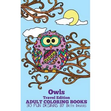 Adult Coloring Books: Owls
