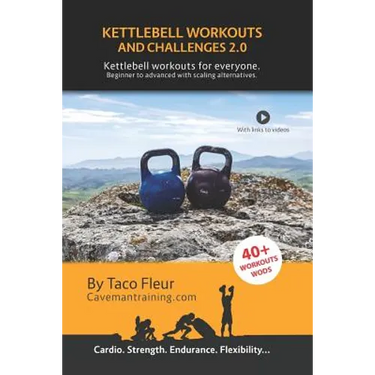 Kettlebell Workouts and Challenges 2.0: Kettlebell workouts for everyone. Beginners to advanced with scaling alternatives.