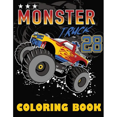 Monster Truck Coloring Book