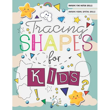 Tracing Shapes For Kids: Workbook to learn and trace various patterns and objects for kids and toddlers 4-7 years olds